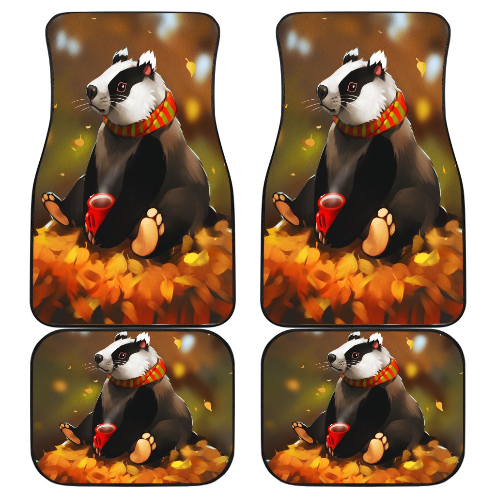 Panda Front And Back Car Mats Panda Front And Back Car Mats