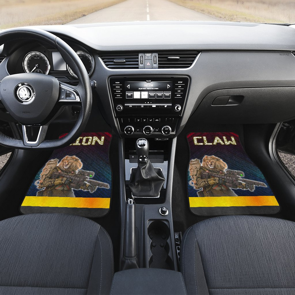 Panthera-Lion-Claw-Soldier-Holding-Gun-Car-Floor-Mats-1