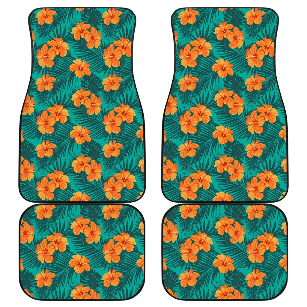 Pattern Flower Tropical Car Floor Mats Amazing Gift H040220 Pattern Flower Tropical Car Floor Mats Amazing Gift H040220