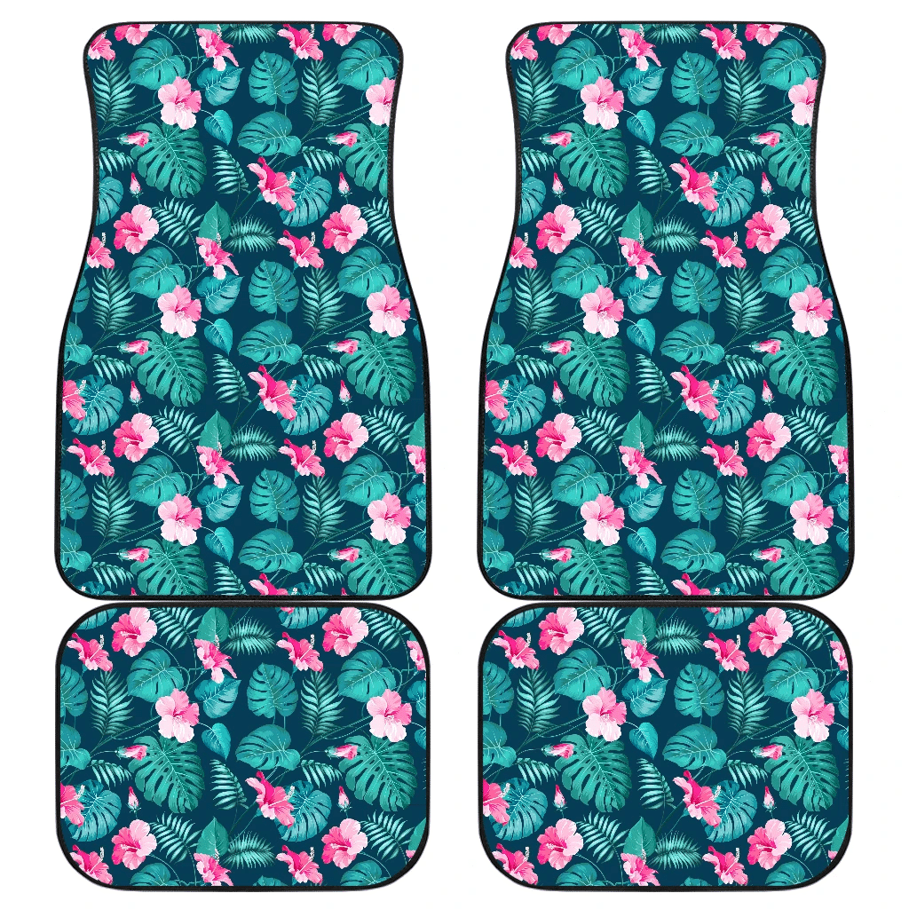 Pattern Flower Tropical Summer Car Floor Mats H040220 Pattern Flower Tropical Summer Car Floor Mats H040220