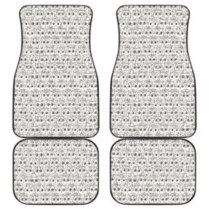 Pattern Owl Doodle Car Floor Mats Amazing Gift H040220
