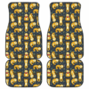 Pattern Sloth Cute Car Floor Mats Amazing Gift H040220