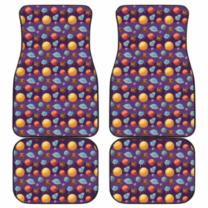 Pattern Universe Cute Car Floor Mats Amazing Gift H040220