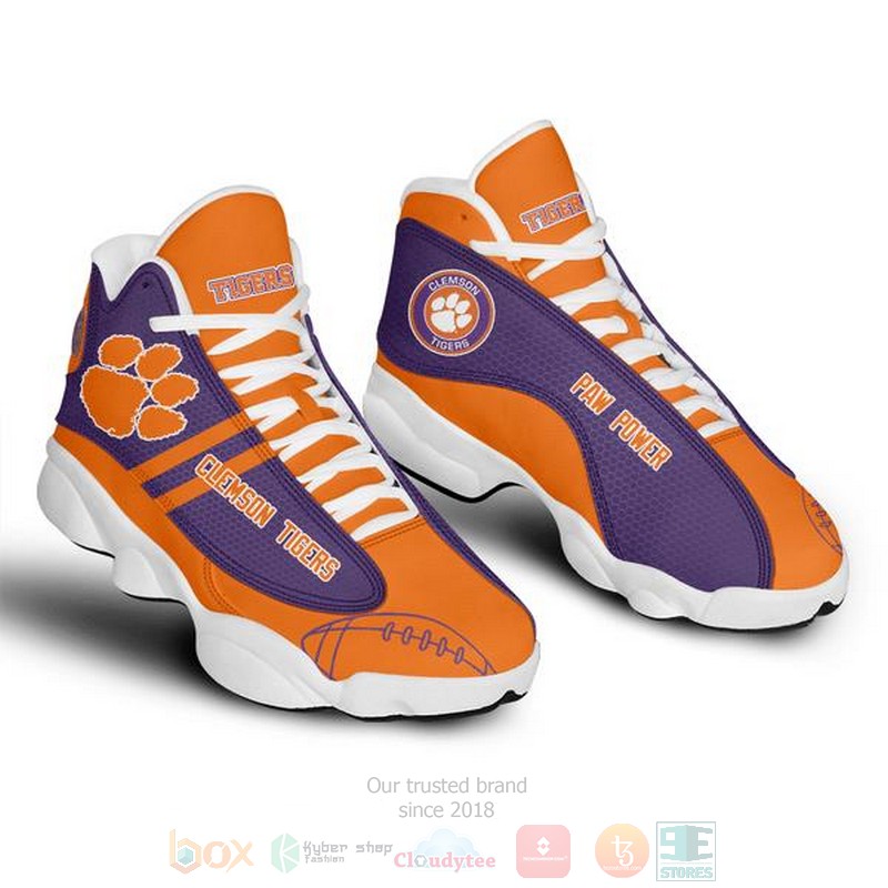 Paw Power Clemson Tigers Nfl Air Jordan 13 Shoes Paw Power Clemson Tigers Nfl Air Jordan 13 Shoes