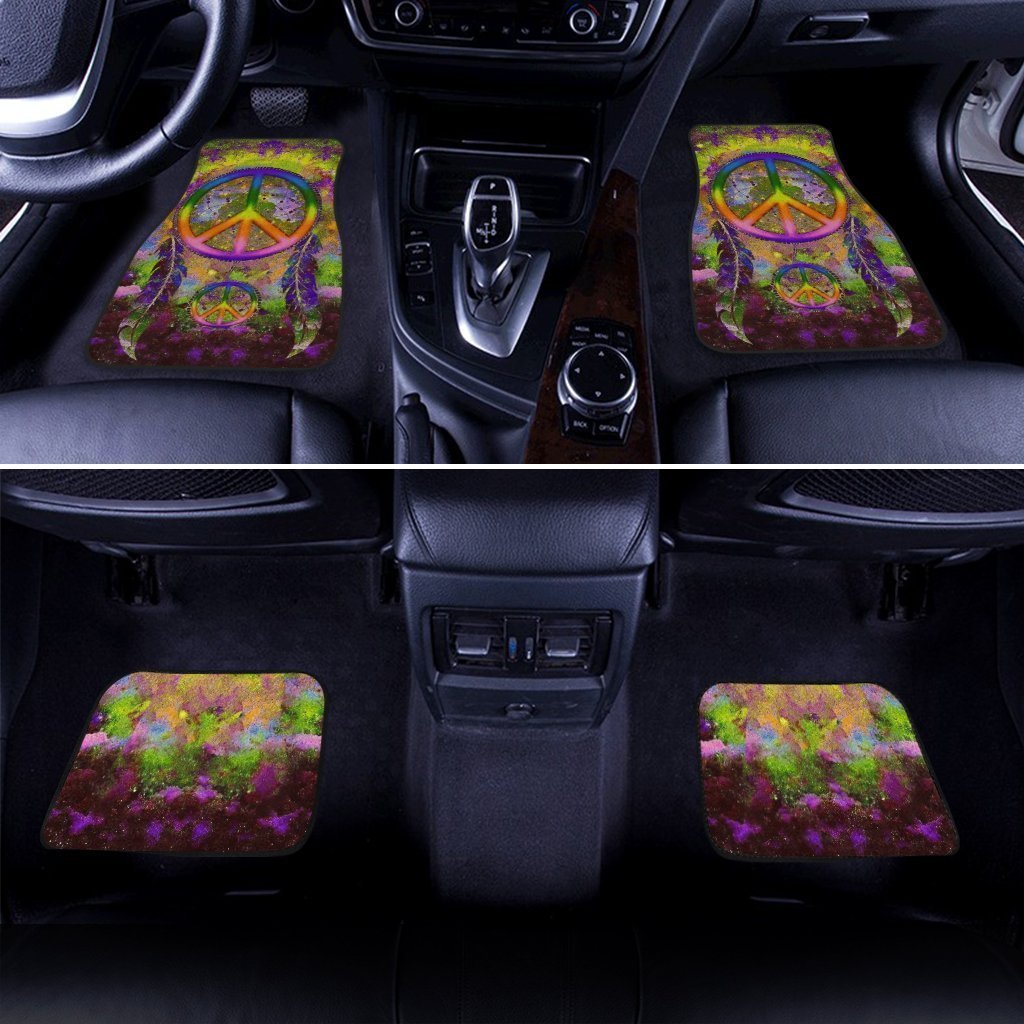 Peace-Car-Floor-Mats-Custom-Dreamcatcher-Beautiful-Car-Accessories-1
