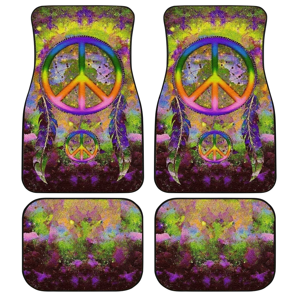 Peace Car Floor Mats Custom Dreamcatcher Beautiful Car Accessories Peace Car Floor Mats Custom Dreamcatcher Beautiful Car Accessories