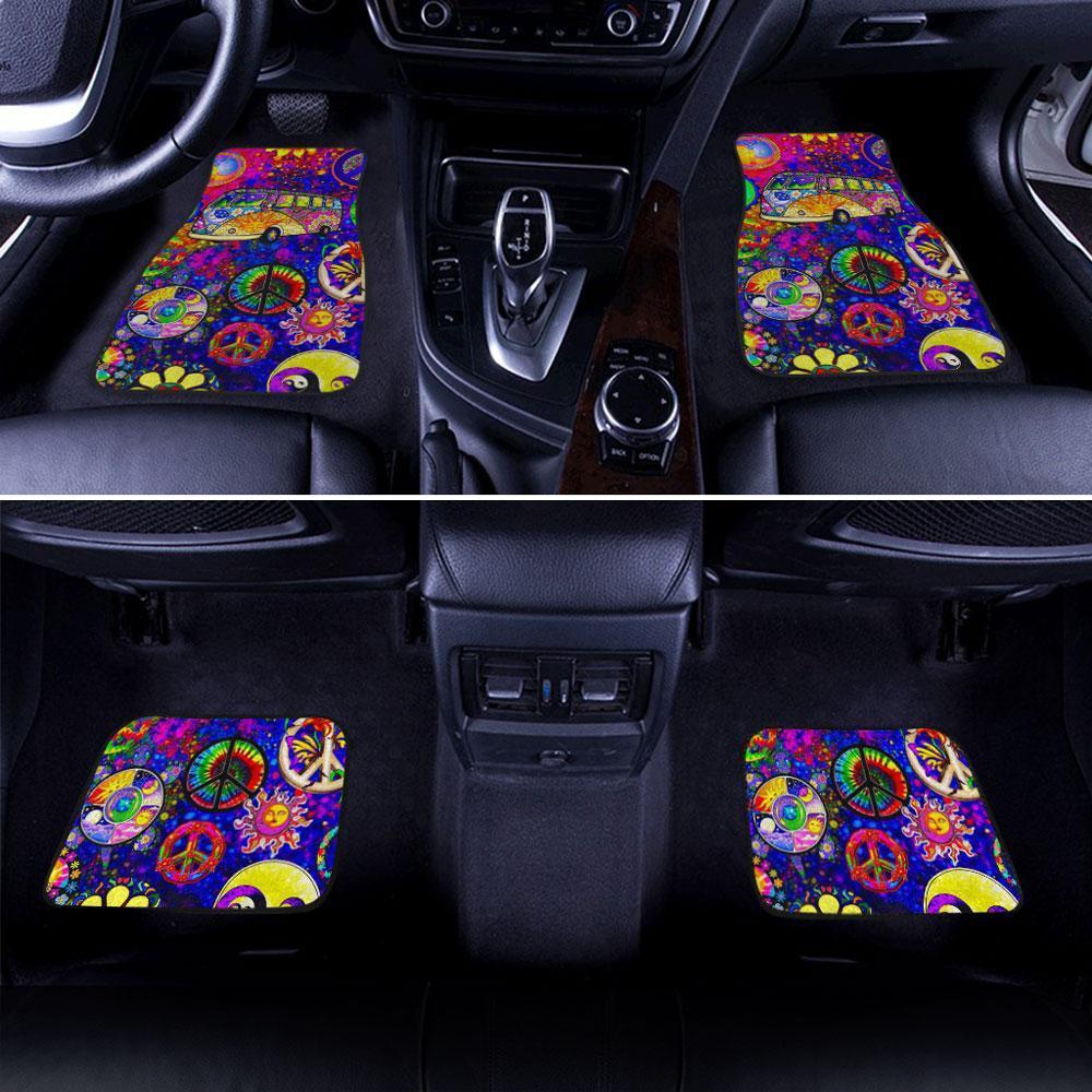 Peace Signs Car Floor Mats Pattern Custom Colorful Car Accessories Peace Signs Car Floor Mats Pattern Custom Colorful Car Accessories