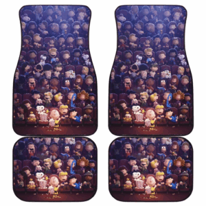 Peanuts Cartoon Funny for Kids Car Floor Mats 191029