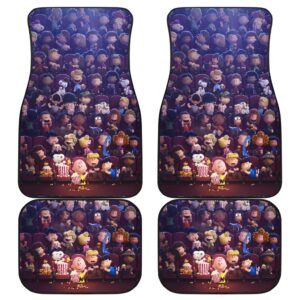 Peanuts Front And Back Car Mats