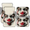 Pennywise Car Floor Mats Custom IT Clown Face Car Accessories Horror Halloween Decorations