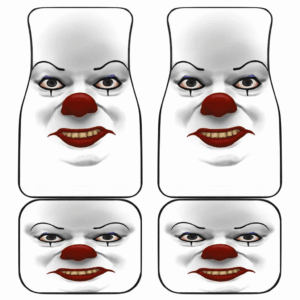 Pennywise Face Old but Gold Creepy Car Floor Mats 191029