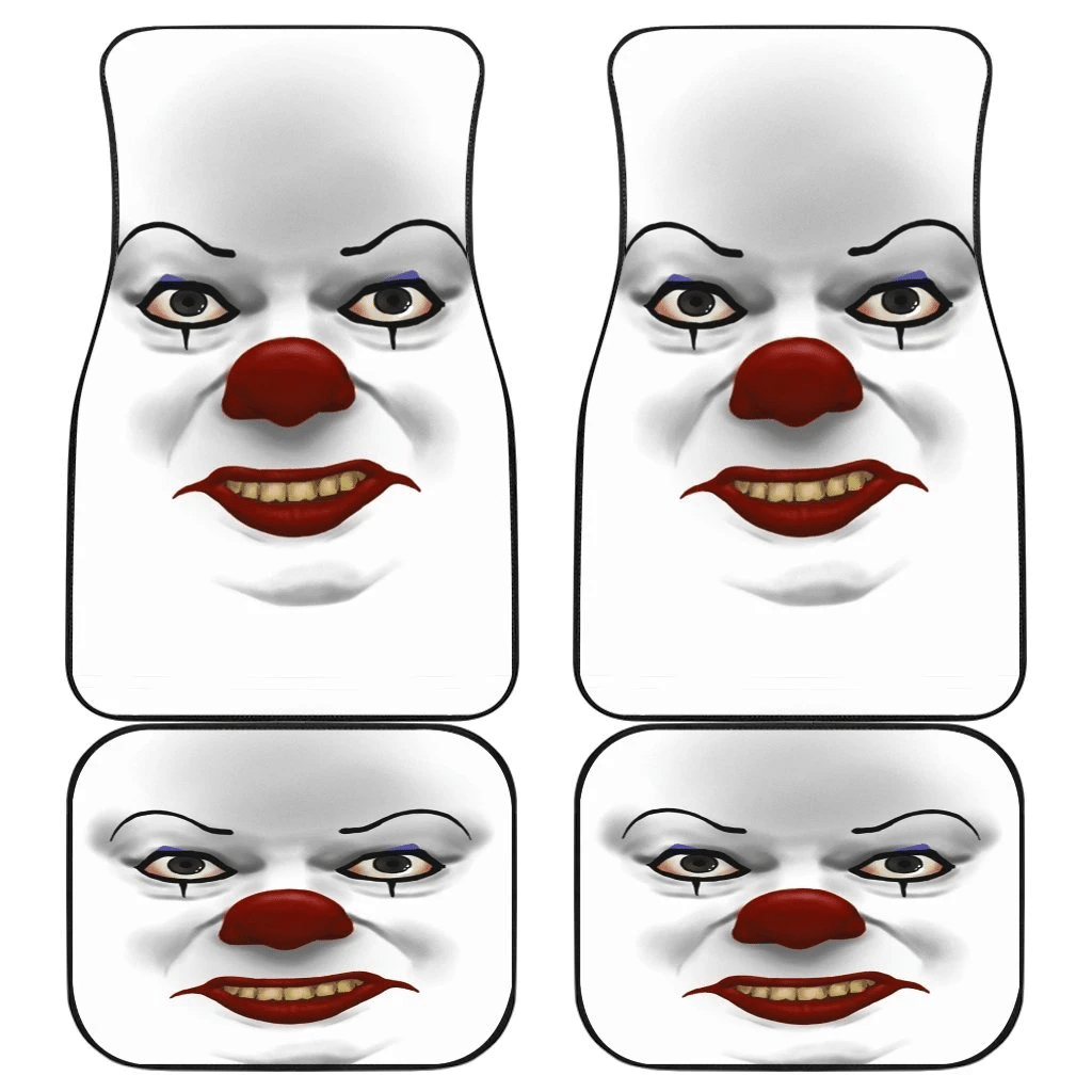Pennywise Face Old but Gold Creepy Car Floor Mats 191029 Pennywise Face Old but Gold Creepy Car Floor Mats 191029