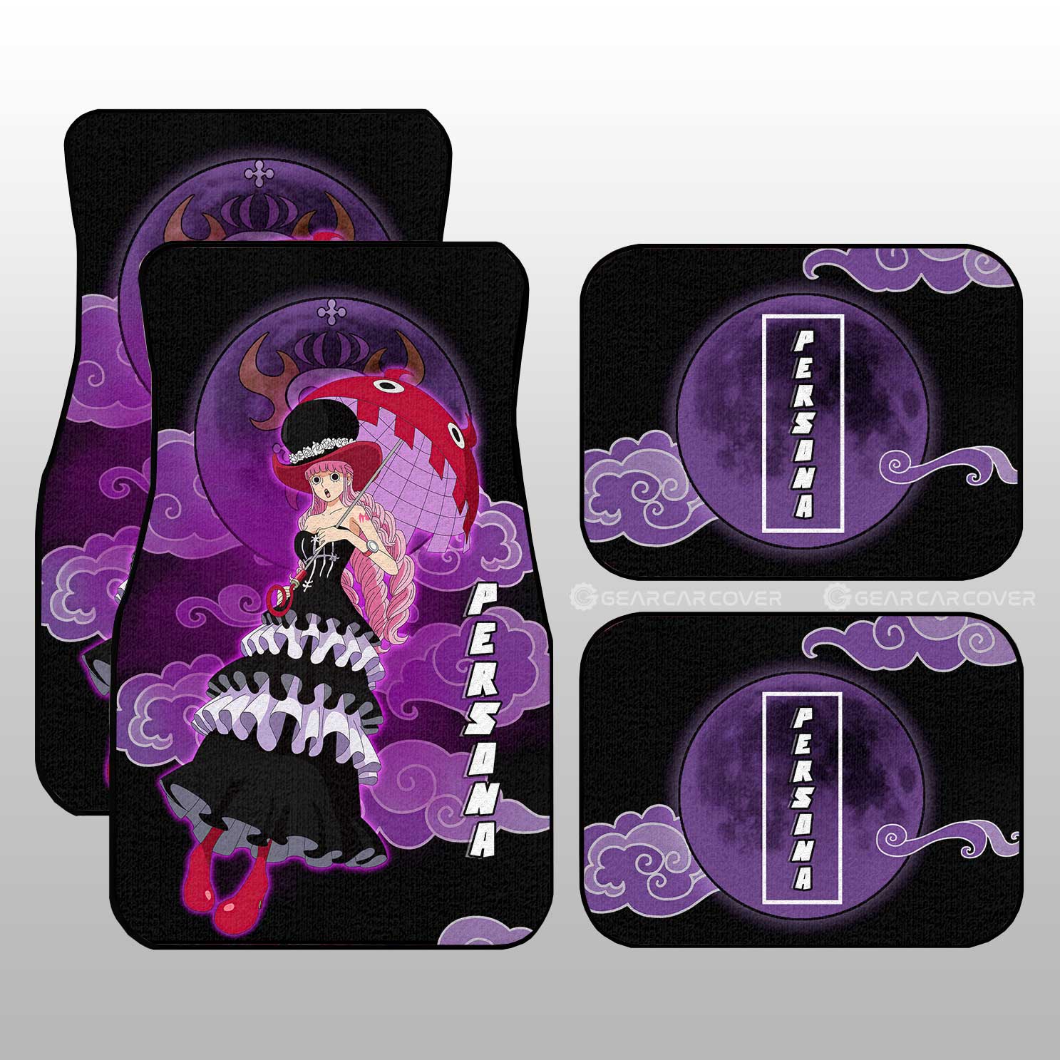 Perona Car Floor Mats Custom One Piece Anime Car Accessories Gifts For Anime Fans Perona Car Floor Mats Custom One Piece Anime Car Accessories Gifts For Anime Fans