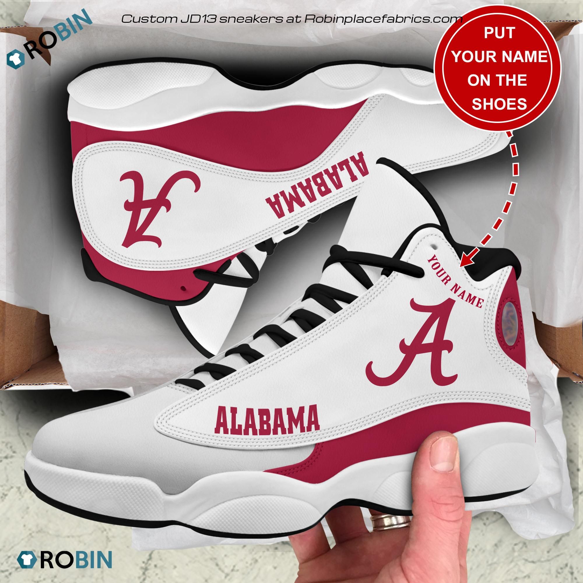 Personalized Alabama Crimson Tide Air Jordan 13 Shoes Personalized Alabama Crimson Tide Air Jordan 13 Shoes
