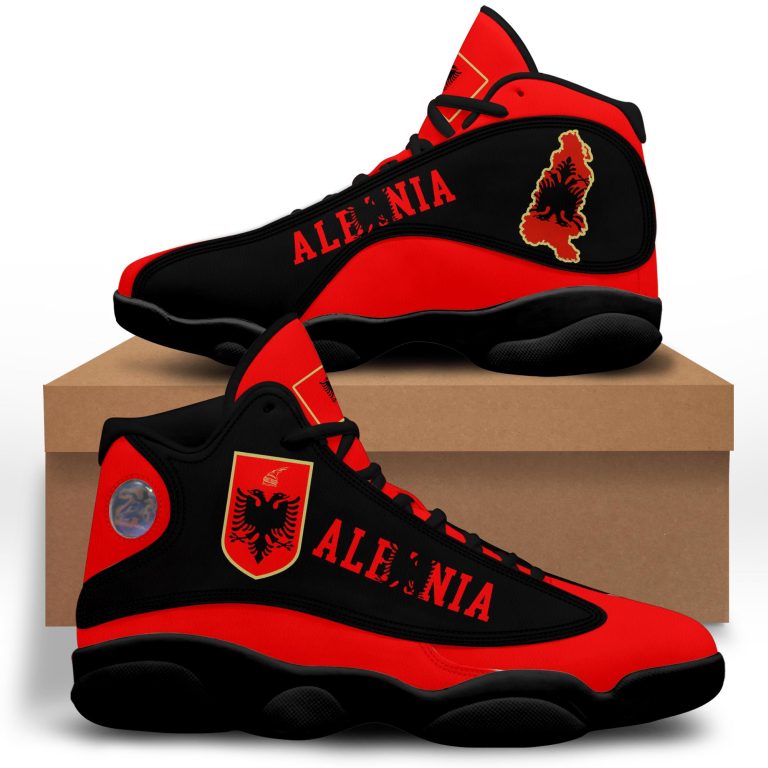 Personalized-Albania-Air-Jordan-13-Sneaker-Shoes-3