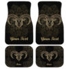 Personalized Aries Car Floor Mats Custom Zodiac Sign Car Accessories