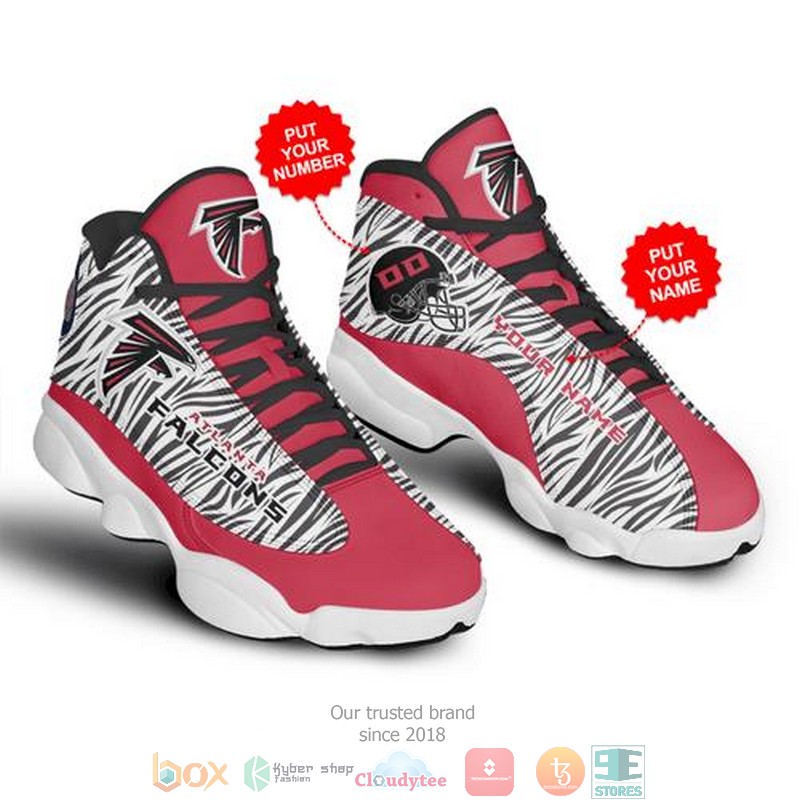 Personalized Atlanta Falcons Nfl Football Teams Big Logo Gift Air Jordan 13 Sneaker Shoes Personalized Atlanta Falcons Nfl Football Teams Big Logo Gift Air Jordan 13 Sneaker Shoes