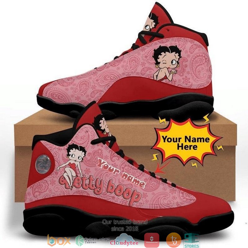 Personalized Betty Boop Cartoon Air Jordan 13 Sneaker Shoes Personalized Betty Boop Cartoon Air Jordan 13 Sneaker Shoes
