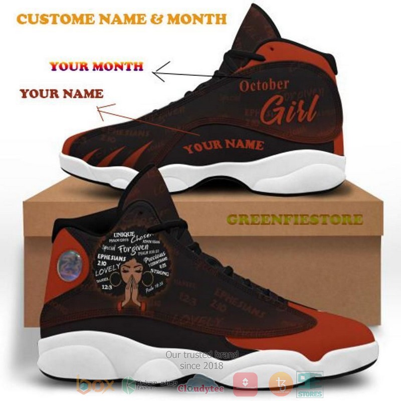 Personalized Black Queen Lady Curly Natural Afro African American Ladies Custom Air Jordan 13 Shoes Personalized Black Queen Lady Curly Natural Afro African American Ladies Custom Air Jordan 13 Shoes