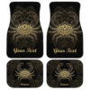 Personalized Cancer Car Floor Mats Custom Zodiac Sign Cancer Car Accessories Gifts Idea
