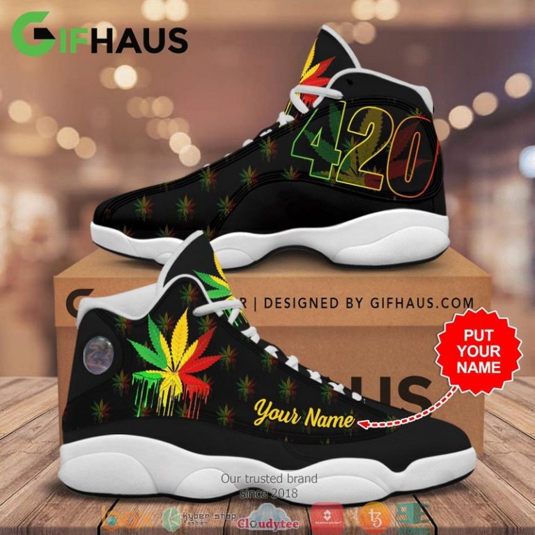 Personalized-Cannabis-420-Color-Air-Jordan-13-Sneaker-Shoes-3