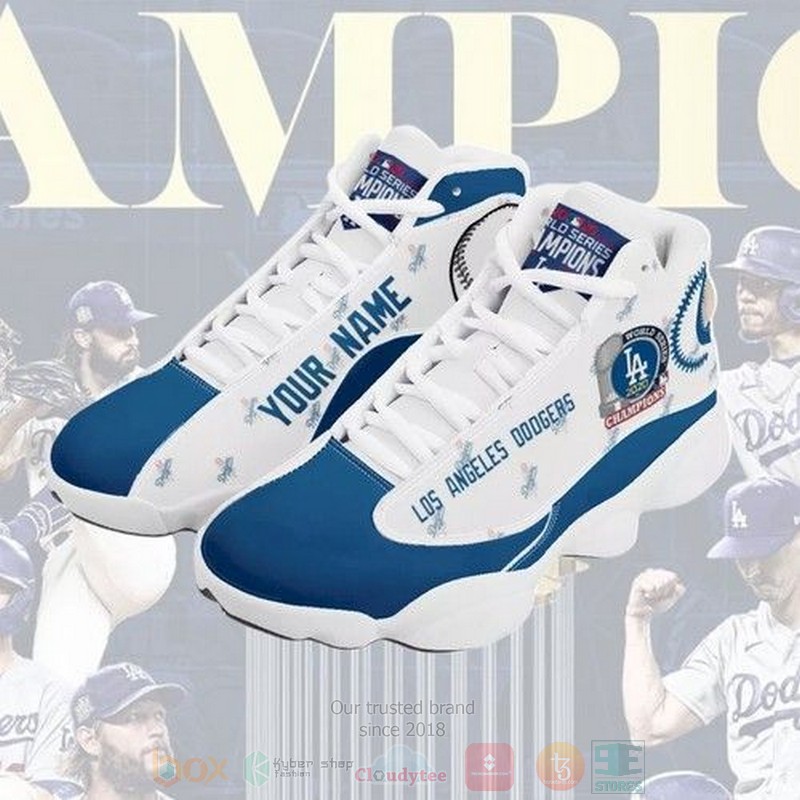 Personalized Champions Los Angeles Dodgers Mlb Custom Air Jordan 13 Shoes Personalized Champions Los Angeles Dodgers Mlb Custom Air Jordan 13 Shoes