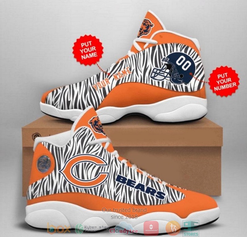 Personalized Chicago Bears Nfl Camo Football Team 11 Air Jordan 13 Sneaker Shoes Personalized Chicago Bears Nfl Camo Football Team 11 Air Jordan 13 Sneaker Shoes