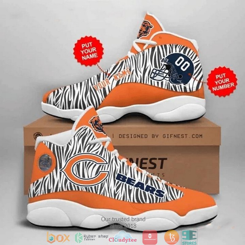 Personalized Chicago Bears Nfl Football Air Jordan 13 Sneaker Shoes Personalized Chicago Bears Nfl Football Air Jordan 13 Sneaker Shoes