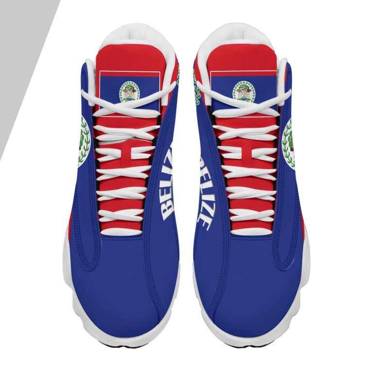 Personalized-Coat-Of-Arms-Of-Belize-Custom-Air-Jordan-13-Shoes-1