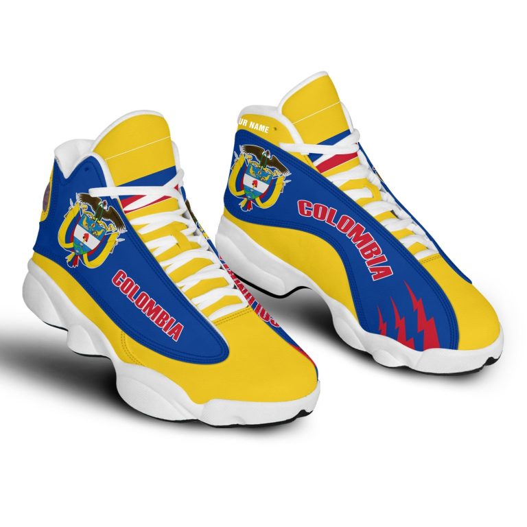 Personalized-Coat-Of-Arms-Of-Colombia-Custom-Air-Jordan-13-Shoes-3