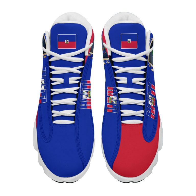 Personalized-Coat-Of-Arms-Of-Haiti-Custom-Air-Jordan-13-Shoes-1