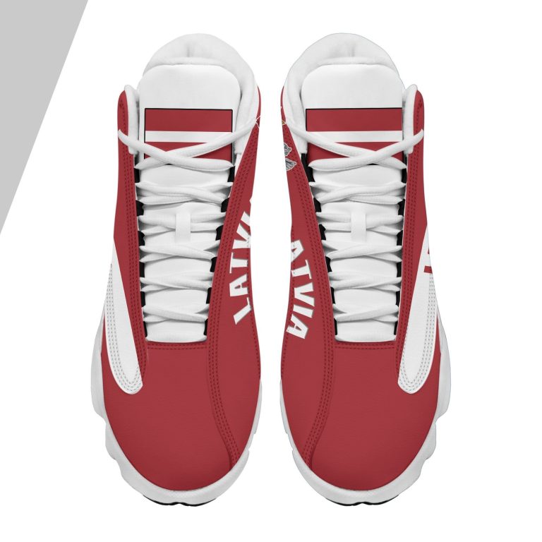 Personalized-Coat-Of-Arms-Of-Latvia-Custom-Air-Jordan-13-Shoes-2