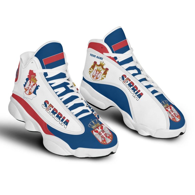 Personalized-Coat-Of-Arms-Of-Serbia-Custom-Air-Jordan-13-Shoes-3