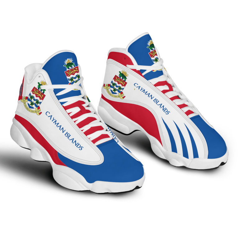 Personalized-Coat-Of-Arms-Of-The-Cayman-Islands-Custom-Air-Jordan-13-Shoes-1