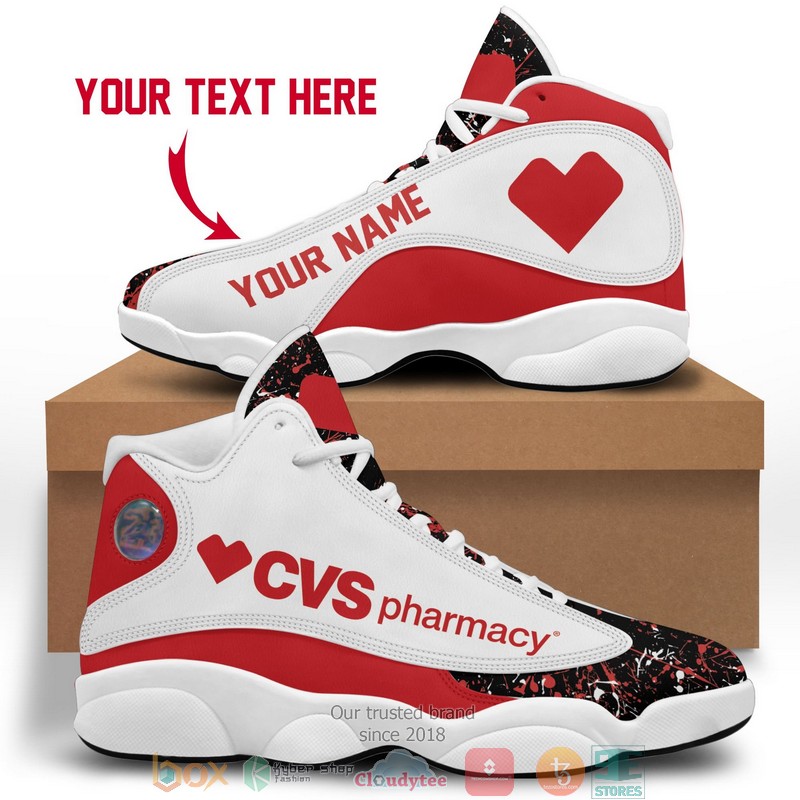 Personalized Cvs Pharmacy Color Plash Air Jordan 13 Sneaker Shoes Personalized Cvs Pharmacy Color Plash Air Jordan 13 Sneaker Shoes