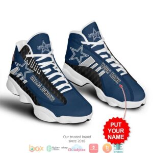 Personalized Dallas Cowboys Football Nfl Big Logo 29 Air Jordan 13 Sneaker Shoes