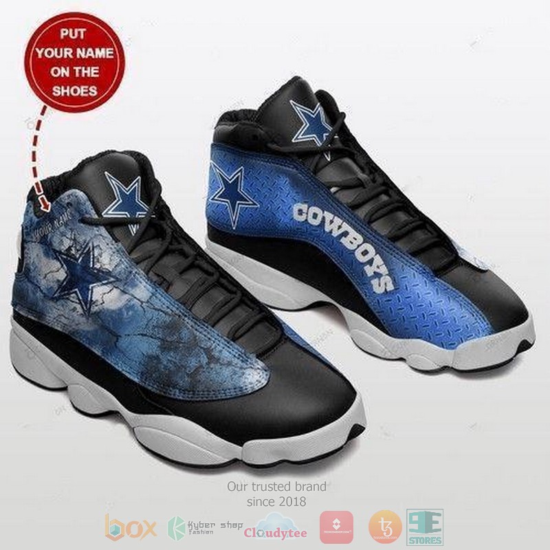 Personalized Dallas Cowboys Football Nfl Teams Logo Custom Air Jordan 13 Shoes Personalized Dallas Cowboys Football Nfl Teams Logo Custom Air Jordan 13 Shoes