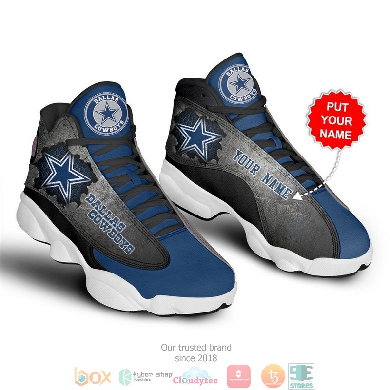 Personalized Dallas Cowboys Nfl 2 Football Air Jordan 13 Sneaker Shoes Personalized Dallas Cowboys Nfl 2 Football Air Jordan 13 Sneaker Shoes