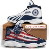 Personalized Dallas Cowboys Nfl American Flag Custom Air Jordan 13 Shoes