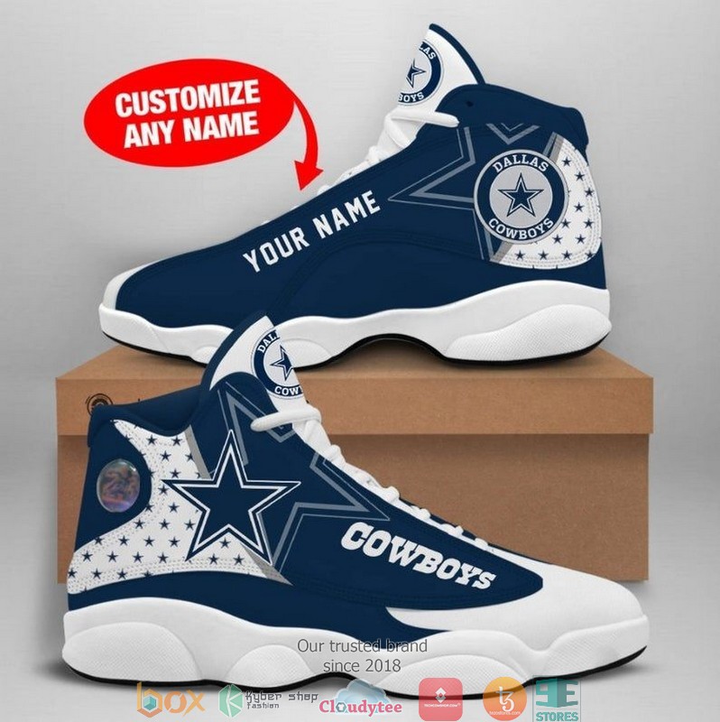 Personalized Dallas Cowboys Nfl Football Team 2 Air Jordan 13 Sneaker Shoes Personalized Dallas Cowboys Nfl Football Team 2 Air Jordan 13 Sneaker Shoes