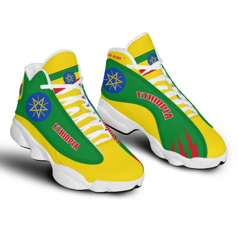 Personalized-Emblem-Of-Ethiopia-Custom-Air-Jordan-13-Shoes-2