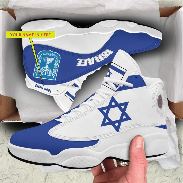 Personalized-Emblem-Of-Israel-Custom-Air-Jordan-13-Shoes-1
