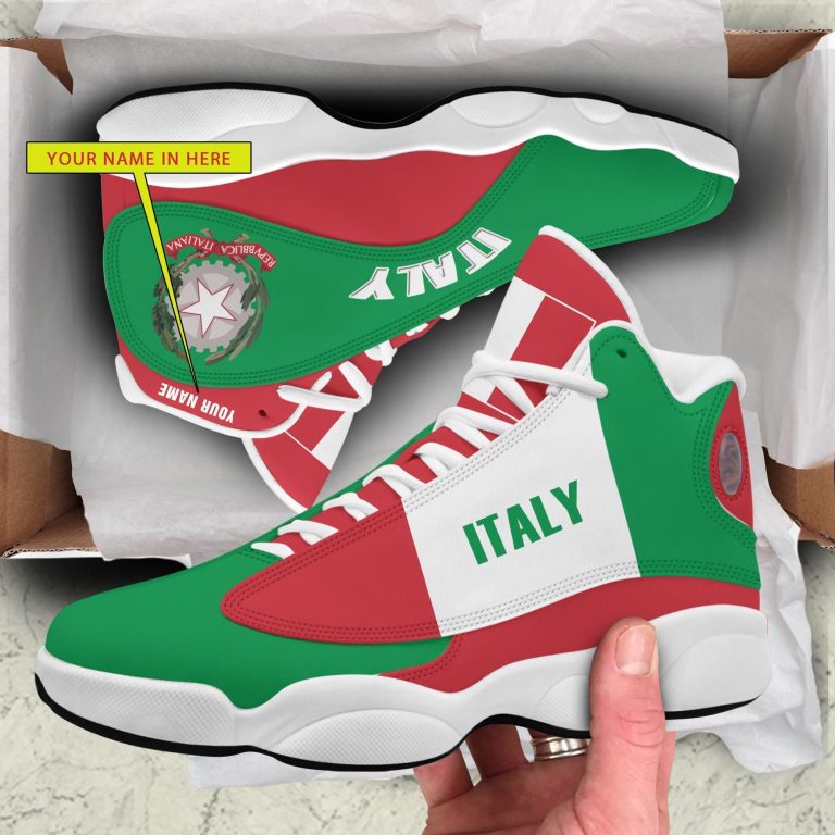 Personalized-Emblem-Of-Italy-Custom-Air-Jordan-13-Shoes-2