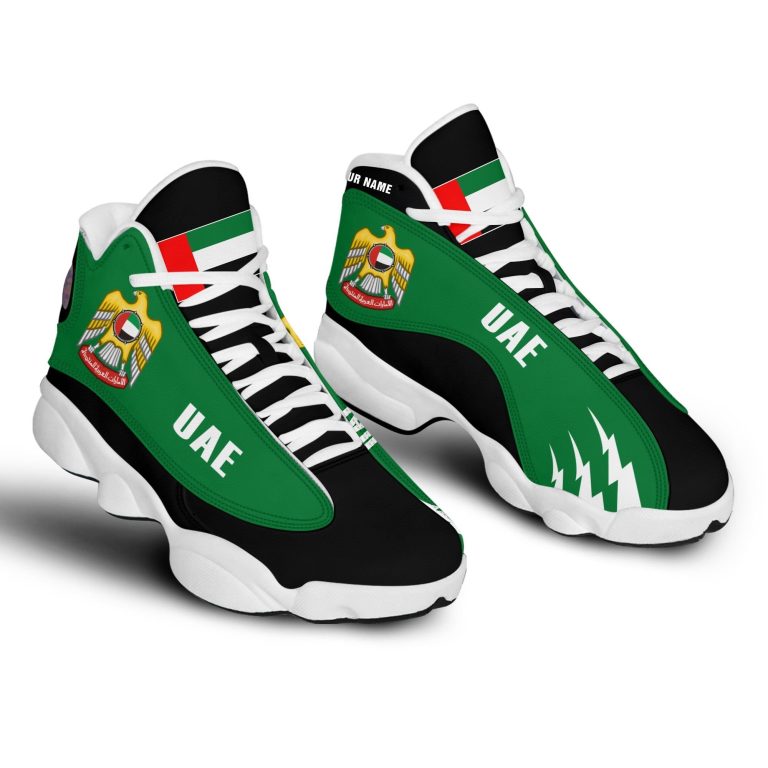 Personalized-Emblem-Of-The-United-Arab-Emirates-Custom-Air-Jordan-13-Shoes-1