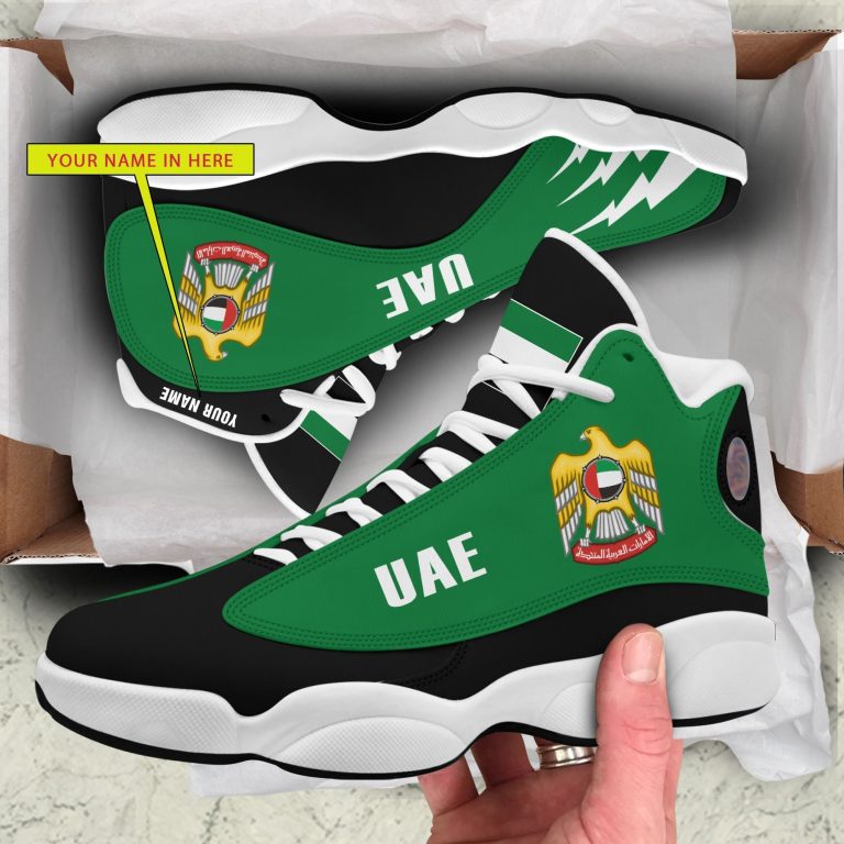 Personalized-Emblem-Of-The-United-Arab-Emirates-Custom-Air-Jordan-13-Shoes-3