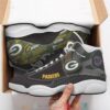 Personalized Green Bay Packers Football Nfl 18 Big Logo Air Jordan 13 Sneaker Shoes