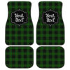 Personalized Gunn Tartan Car Floor Mats Custom Name Car Accessories