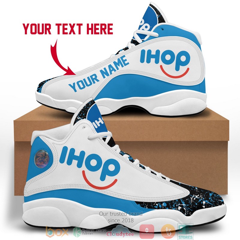Personalized Ihop Color Plash Air Jordan 13 Sneaker Shoes Personalized Ihop Color Plash Air Jordan 13 Sneaker Shoes