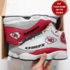 Personalized Kansas City Chiefs Nfl Big Logo Football Team Air Jordan 13 Sneaker Shoes