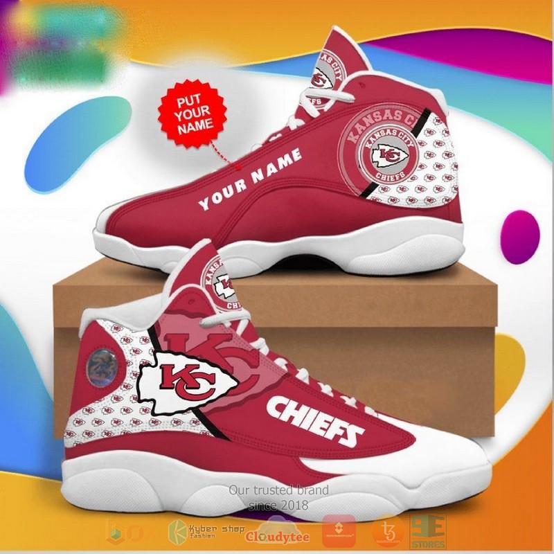 Personalized Kansas City Chiefs Nfl Team Custom Air Jordan 13 Shoes Personalized Kansas City Chiefs Nfl Team Custom Air Jordan 13 Shoes